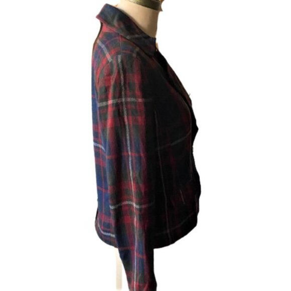 Jessica plaid check boxy blazer jacket - Picture 10 of 13